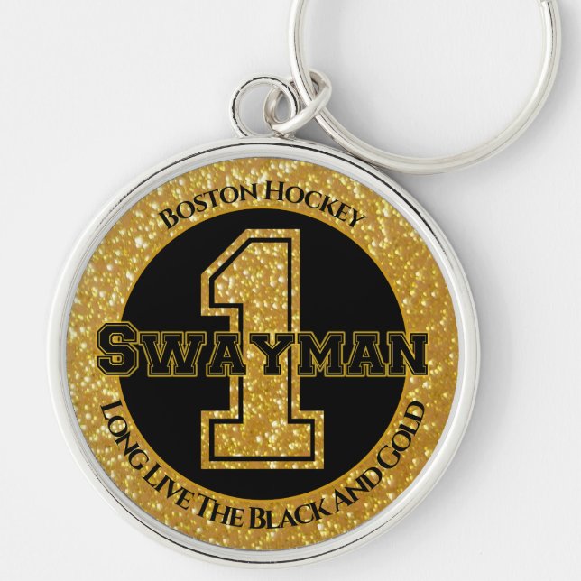 Boston Hockey Swayman 1 Key Ring (Front)