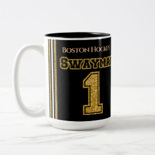 Boston Hockey Swayman 1 Two-Tone Coffee Mug