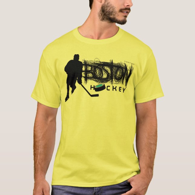 Boston Hockey T-Shirt 5 (Front)