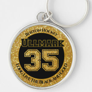 Boston Hockey Ullmark 35 Key Ring