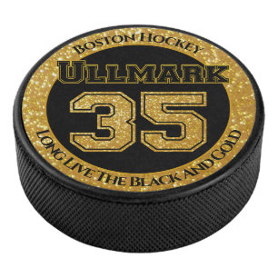 Boston Hockey Ullmark 35 Puck