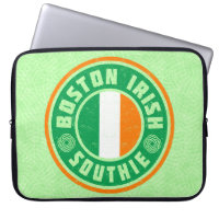 Boston Irish American Southie Laptop Cover