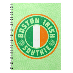 Boston Irish American Southie Notepad Notebook