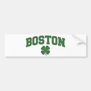 Boston (Irish Shamrock) Bumper Sticker