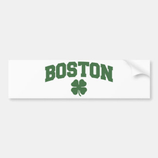 Boston (Irish Shamrock) Bumper Sticker