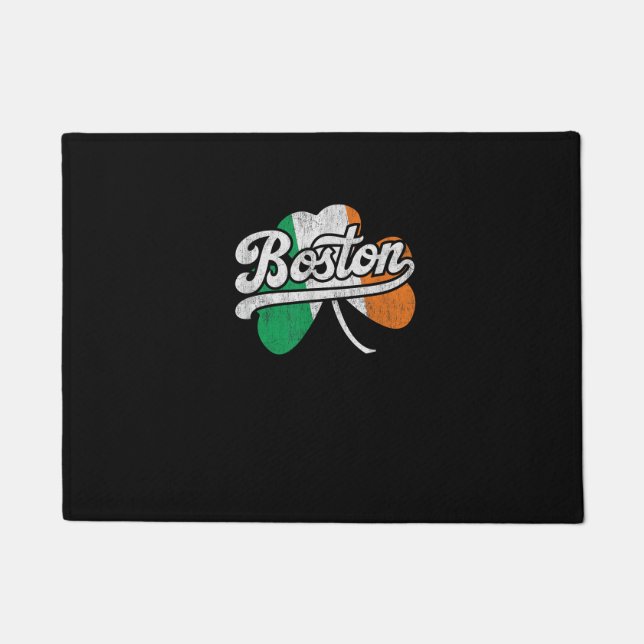 Boston Irish T-Shirt T-Shirt Doormat (Front)