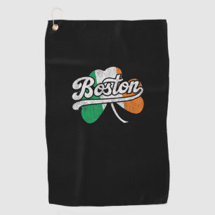 Boston Irish T-Shirt T-Shirt Golf Towel