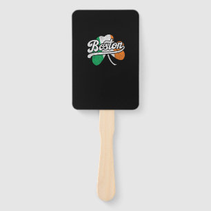 Boston Irish T-Shirt T-Shirt Hand Fan