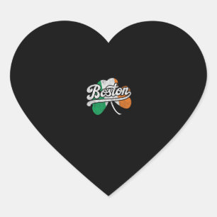 Boston Irish T-Shirt T-Shirt Heart Sticker