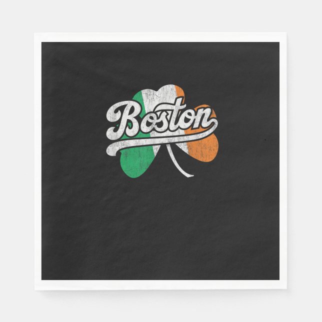 Boston Irish T-Shirt T-Shirt Napkin (Front)