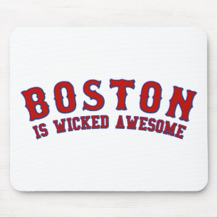 Boston is Wicked Awesome Mouse Mat