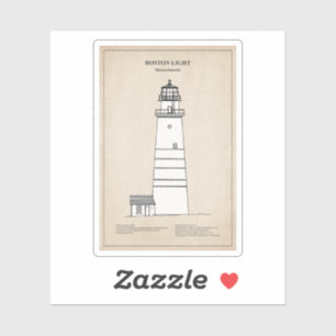 Boston Light Lighthouse - Massachusetts - SBD