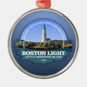 Boston Light Metal Tree Decoration