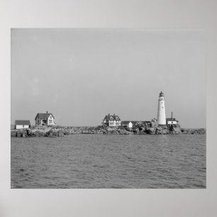 Boston Light Poster