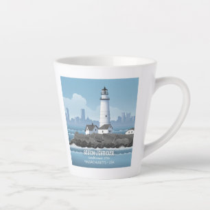 Boston Lighthouse Latte Mug