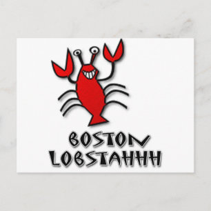 Boston Lobstahhh Postcard