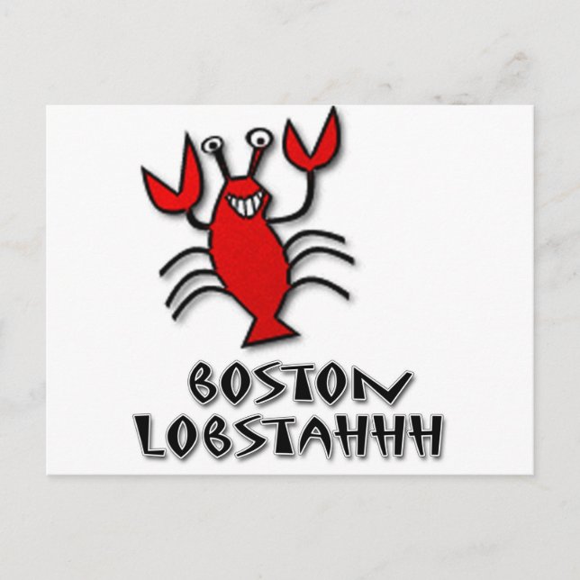 Boston Lobstahhh Postcard (Front)