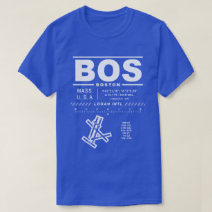 Boston Logan Int'l Airport BOS Tee Shirt