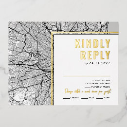 Boston Love Locator | RSVP WHT Reply Card 