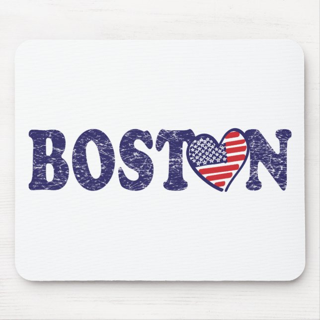 Boston Love Mouse Mat (Front)