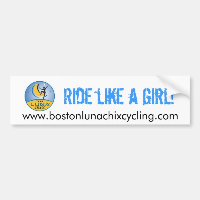 Boston LUNA Chix Bumper Sticker (Front)