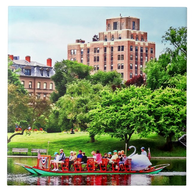 Boston MA - Boston Public Garden Tile (Front)