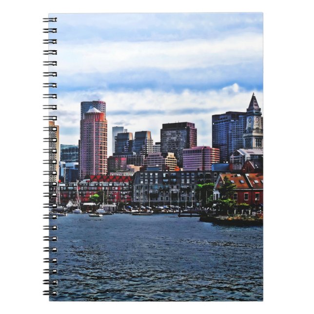 Boston MA - Inner Harbor Notebook (Front)