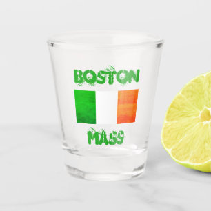 Boston MA Irish Pride Drinkware Shot Glass