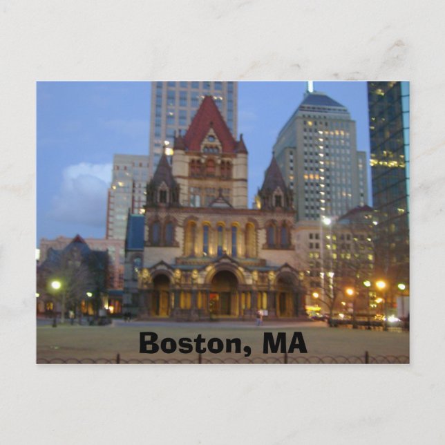 Boston, MA Postcard (Front)
