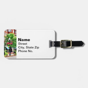 Boston MA - Shops Along Boyleston Street Luggage Tag