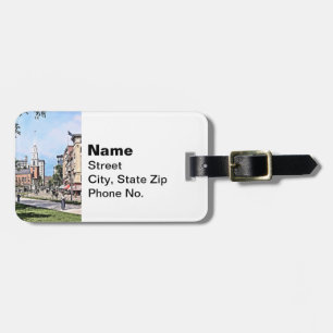 Boston MA - Tremont and Park Sts Bet 1890 and 1899 Luggage Tag