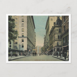 Boston MA, Tremont St View 1909 Postcard