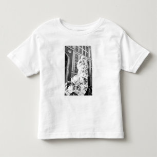 Boston, MA USA, Runner in Foil Boston Marathon Toddler T-Shirt