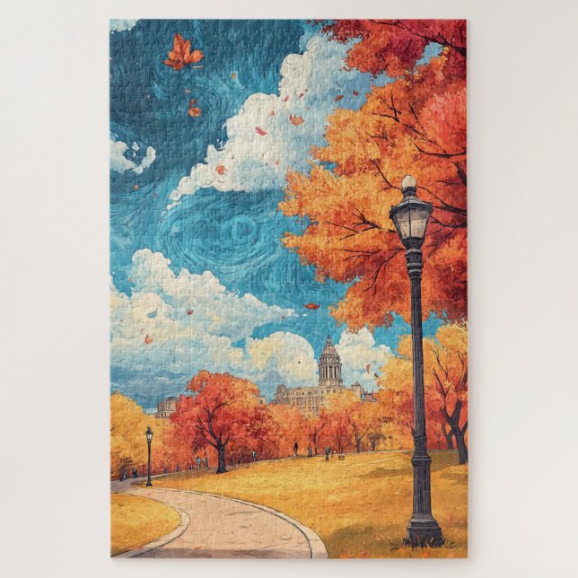 Boston MA USA Travel Jigsaw Puzzle (Vertical)