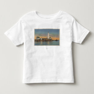 Boston, MABoston Lighthouse at Boston Harbour 2 Toddler T-Shirt