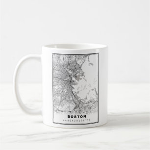 Boston Map Coffee Mug