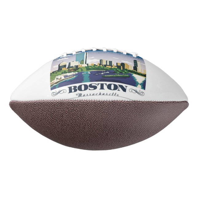 Boston, Massachusetts American Football (Rotated 90)
