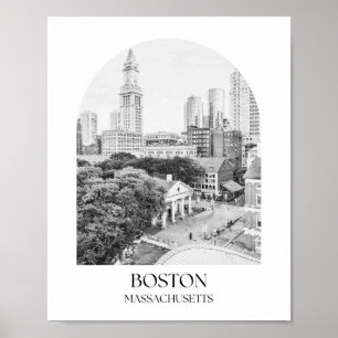 Boston Massachusetts Arch Photo Print