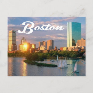 Boston, Massachusetts - Boston Harbour Post Card