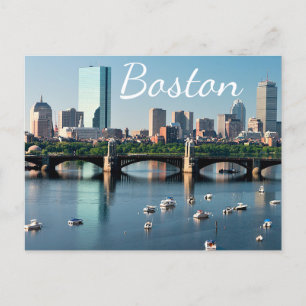 Boston, Massachusetts - Boston Harbour Post Card