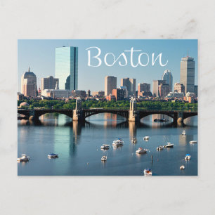 Boston, Massachusetts - Boston Skyline Post Card