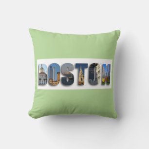 Boston Massachusetts City Travel Photos Cushion