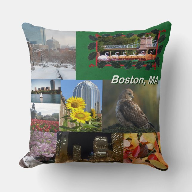 Boston, Massachusetts Cushion (Front)