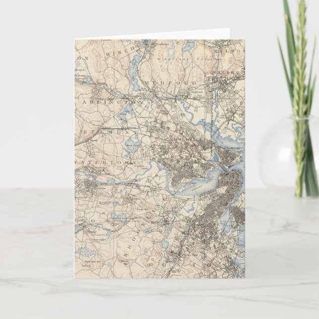 Boston, Massachusetts Holiday Card (Front)