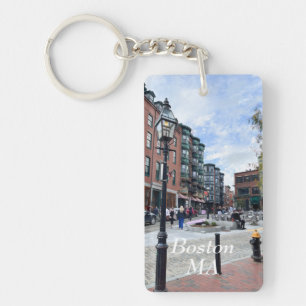 Boston Massachusetts Key Ring