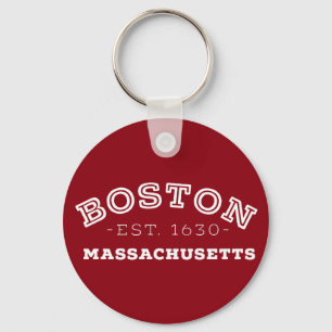 Boston Massachusetts Key Ring