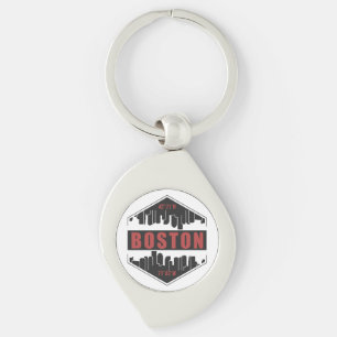 Boston Massachusetts Key Ring