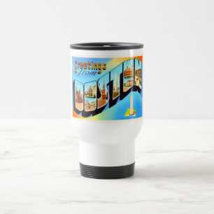 Boston Massachusetts MA Vintage Travel Souvenir Mug
