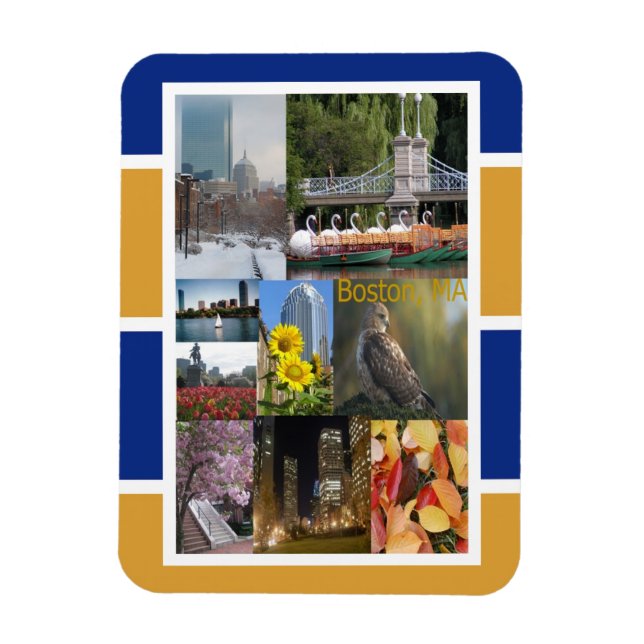 Boston, Massachusetts Magnet (Vertical)