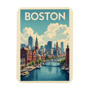Boston Massachusetts Magnet